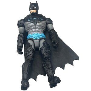 Spin Master DC Comics bat-tech Batman Blue Belt Action Figure 4" #D031 gray READ